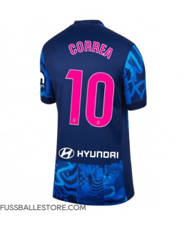Günstige Atletico Madrid Angel Correa #10 3rd trikot Damen 2024-25 Kurzarm